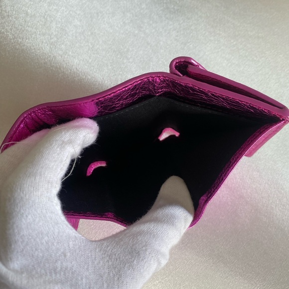 Authentic 💯 Balenciaga Metallic Papier Mini - Picture 5 of 7